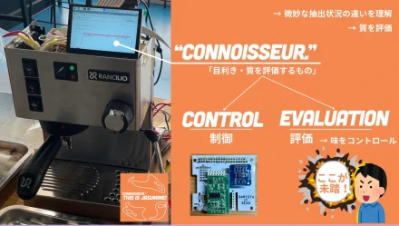 未踏期間では抽出温度を制御する技術を開発